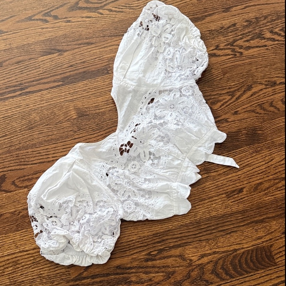 Free People Bali Sunshine On My Side Top Only size 10 - Picture 5 of 9